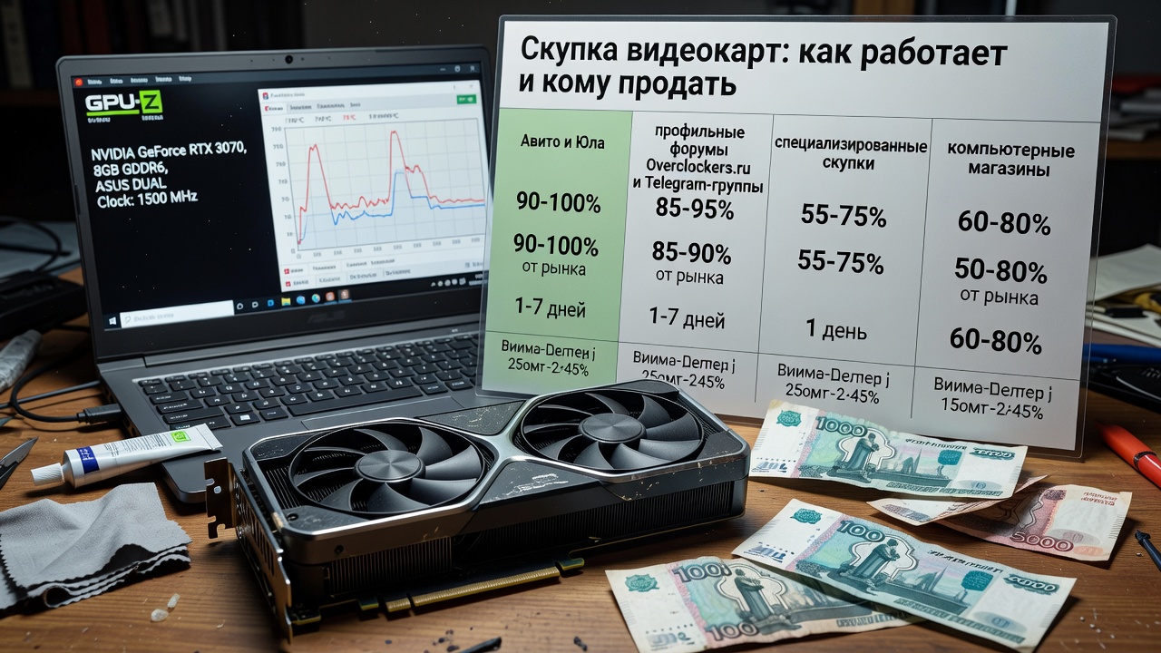 Скупка видеокарт: как работает и кому продать