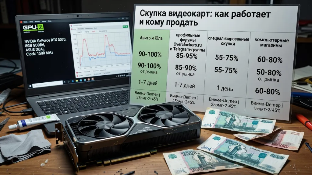 Скупка видеокарт: как работает и кому продать
